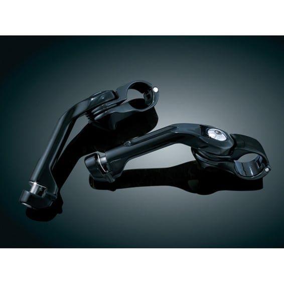 Tour-tech cruise peg mounts. long. Black