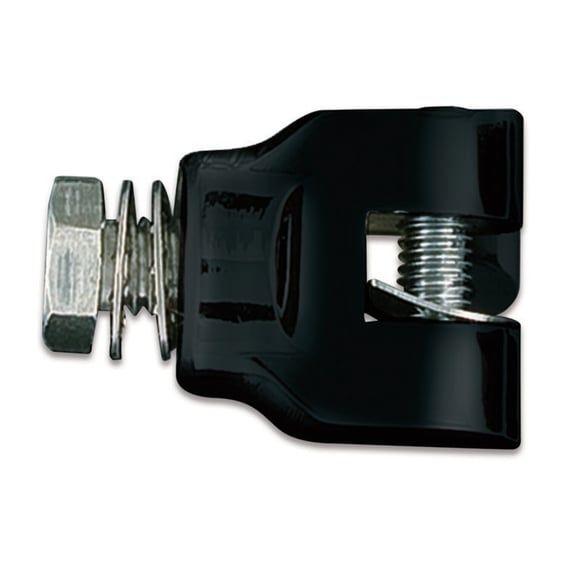 Magnum foot peg clevis. short. Black