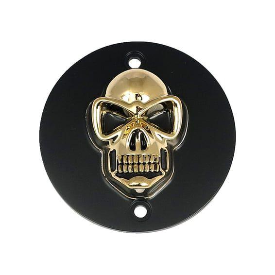Skull point cover. Black/gold