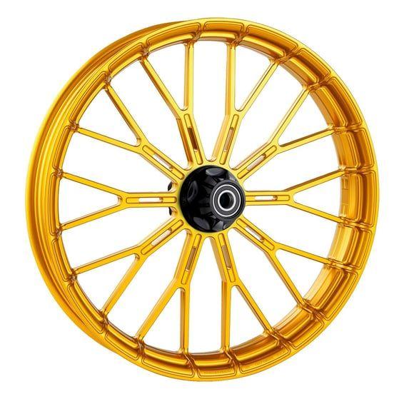 rim Y-Spoke 21 x 5.5". Front. Gold