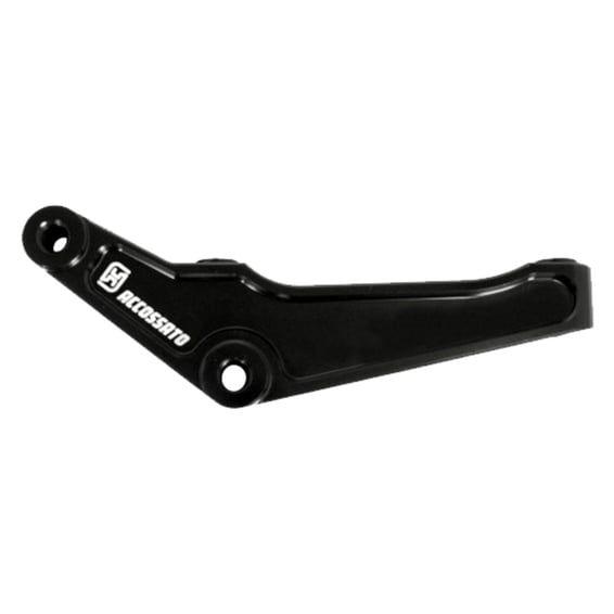 brake caliper bracket. Left front. Black