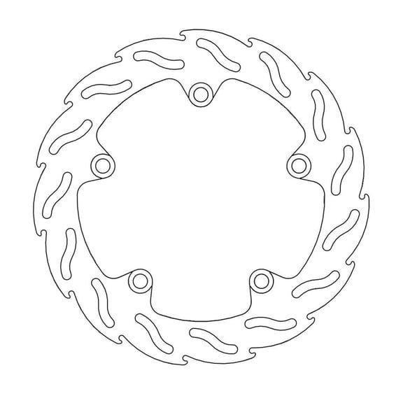 Flame series brake rotor