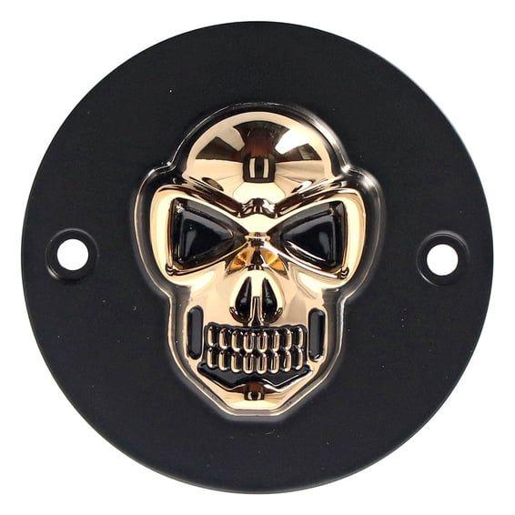 Skull point cover. Black/gold