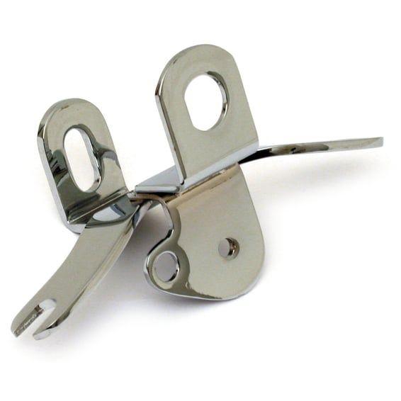 OEM style top motor mount. Chrome