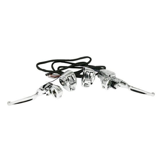 Handlebar control kit chrome