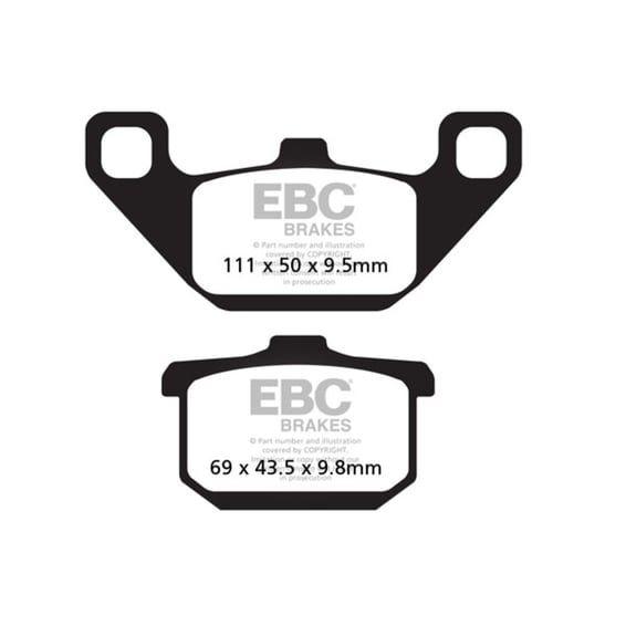 Organic brake pads