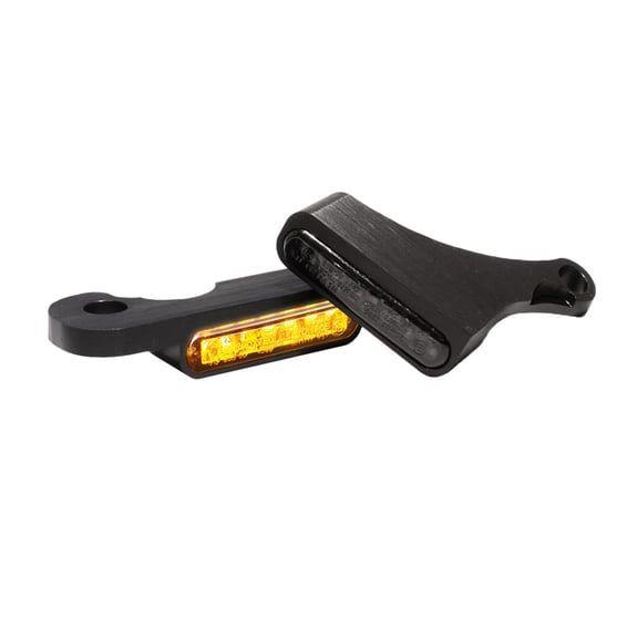 'Stripes' below bar turn signals. Black PL