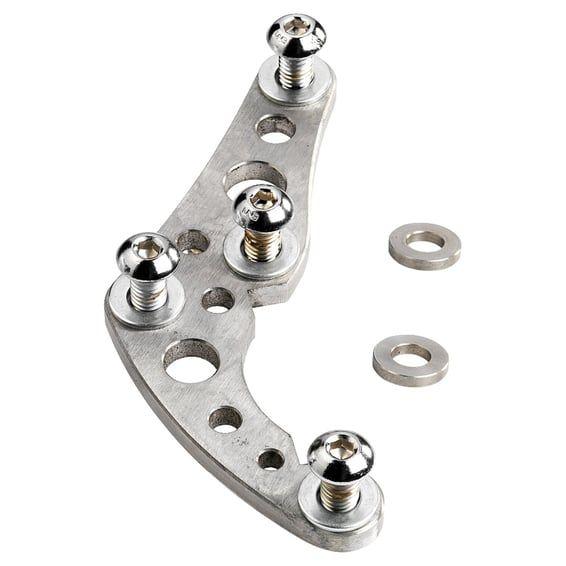 K-Tech Super Freni front caliper bracket. Raw