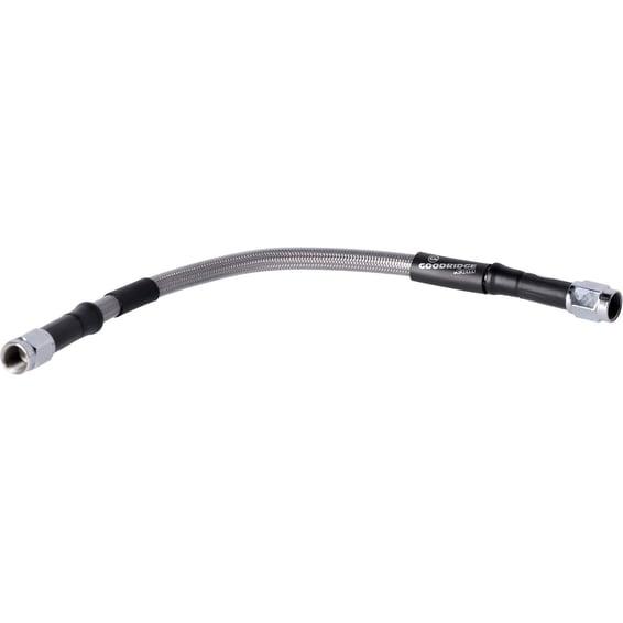 brake line kit clear coated stainless, 9" long