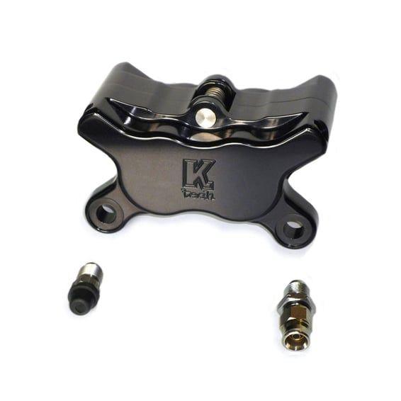 K-Tech 4-piston brake caliper. Black