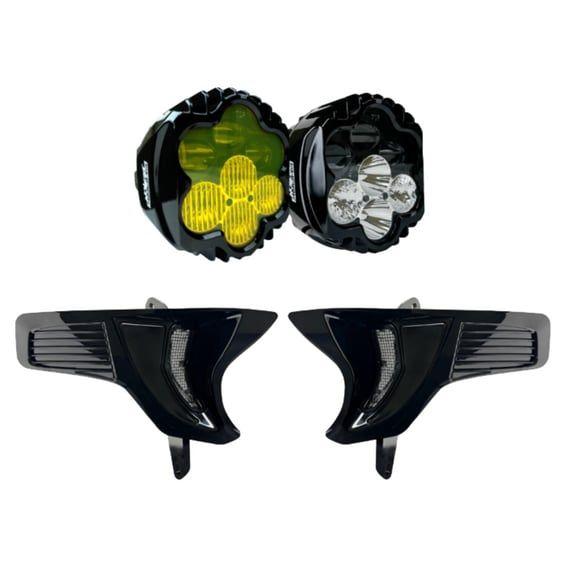 Shark Demon LED headlamp kit. White/yellow