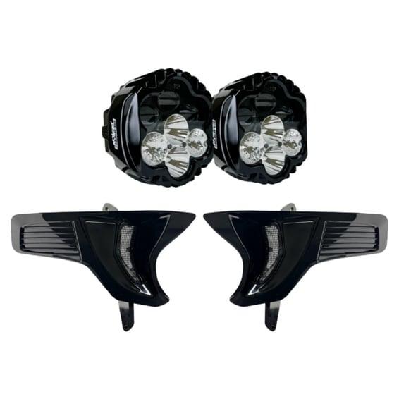 Shark Demon LED headlamp kit. White/white