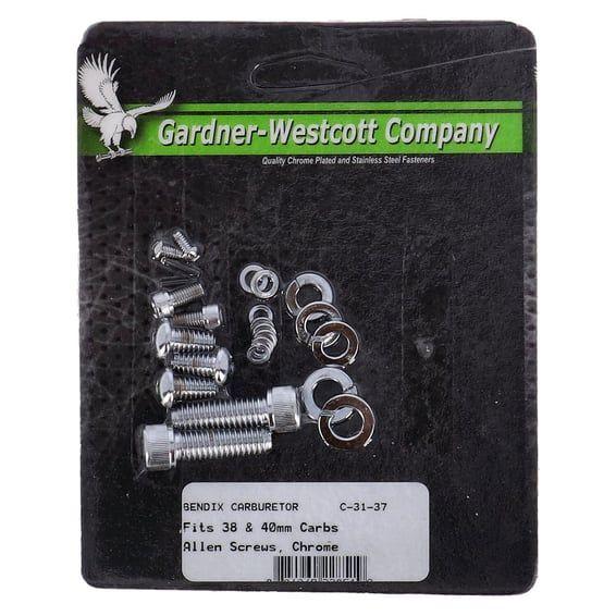 GW, Bendix float bowl mount kit. Chrome allen