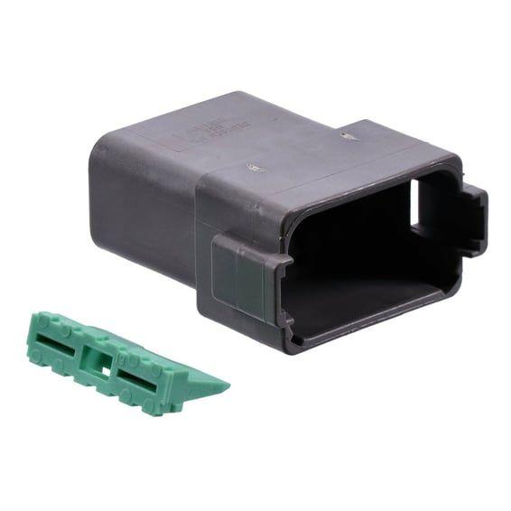 NAMZ, Deutsch connectors. Gray, receptacle, 12-pins