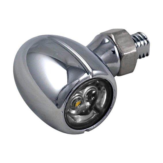 Mini Q, 3-1 taillight/turn signal combo. Chrome