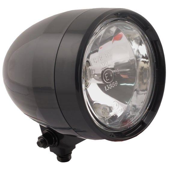 Nevada 4" stretched ABS headlamp. Black