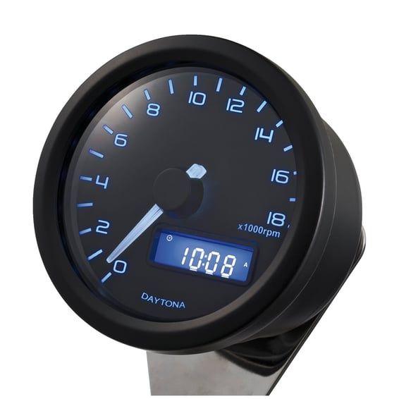 Velona 60mm tachometer 18000rpm. Black