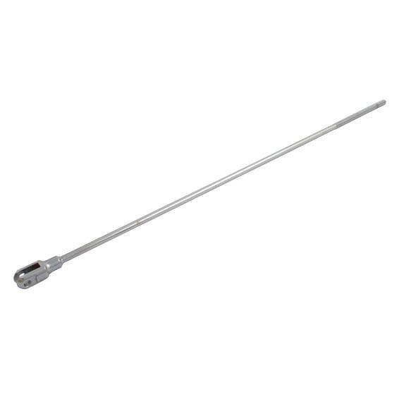 Brake rod, rear. 22-5/16" long. Chrome