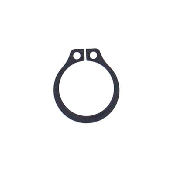 Retaining ring, clutch foot control rod end