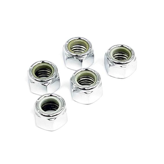 7/16-20 nyloc lock nut. Chrome