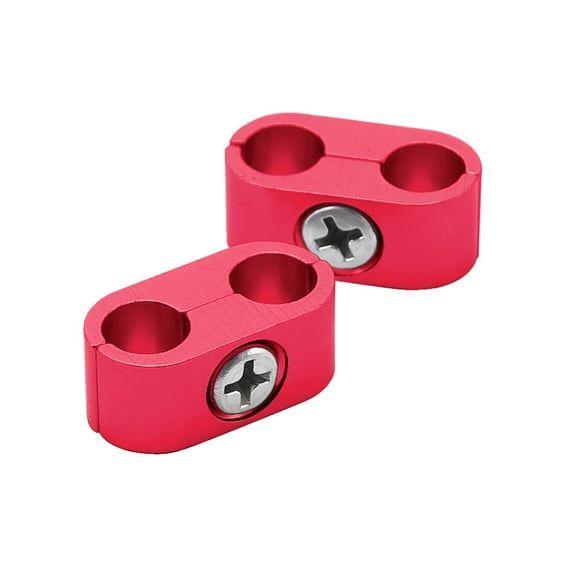 8mm spark plug wire separator. Smooth, red