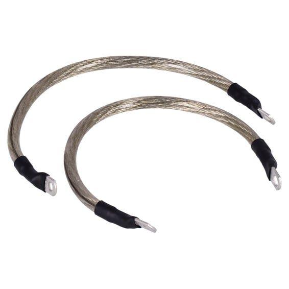 NAMZ, battery cable set. Clear. 13 inch (33cm)