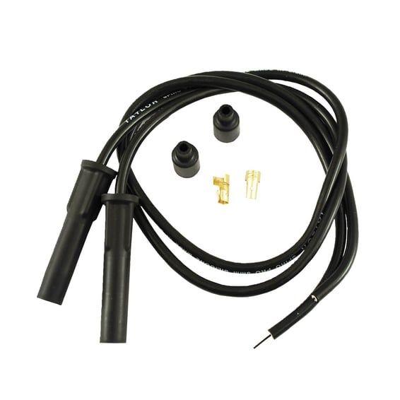 8mm Pro Comp univ. spark plug wire kit. Black