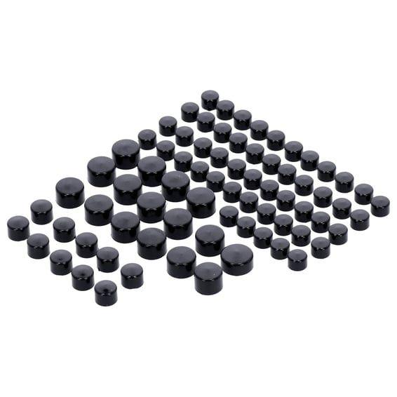 Smoothtopps, push-on cover set (75pc). Black