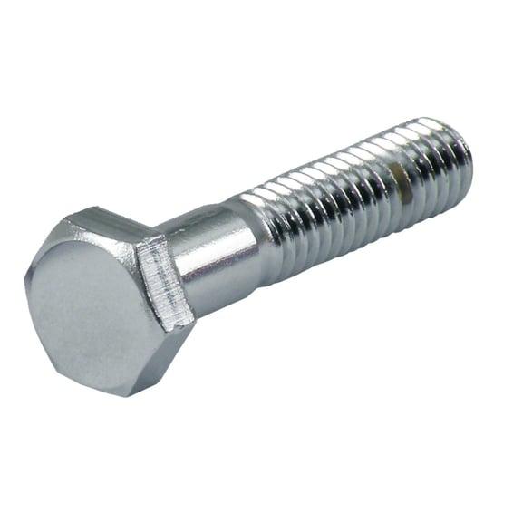 Chrome hex bolt 1/4 inch-24 x 7/8
