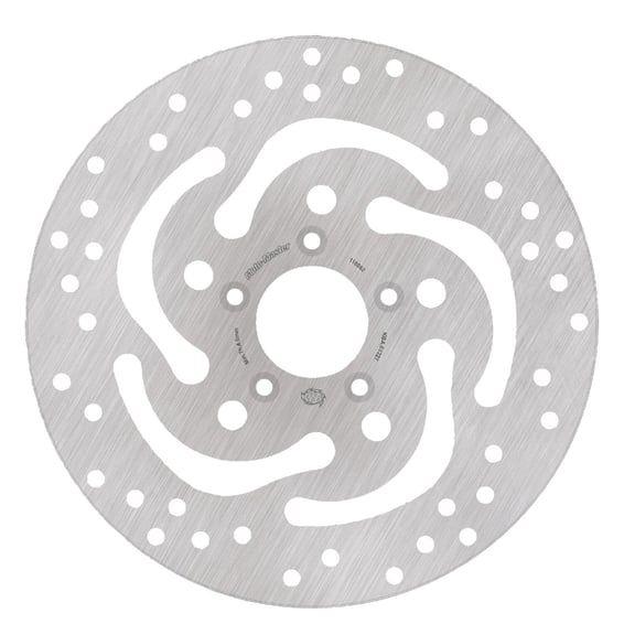 'Halo' rigid brake rotor. Right front