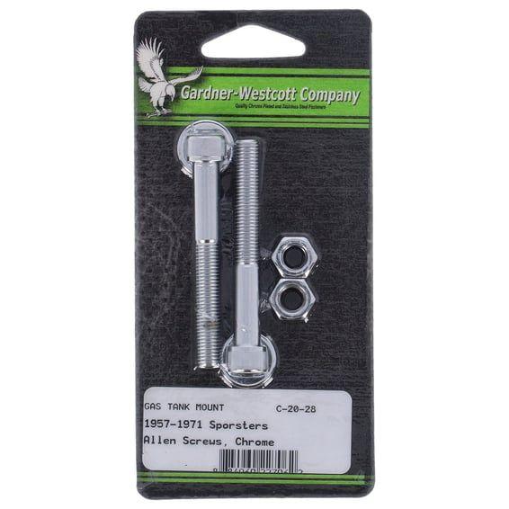 gas tank mount kit. Chrome Allen