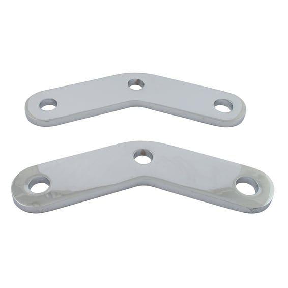 Softail passenger peg riser brackets. Chrome