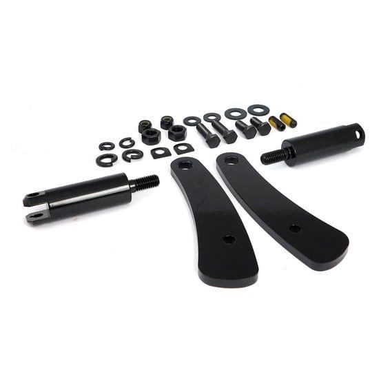 Adjustable Dyna highway peg mount kit, black