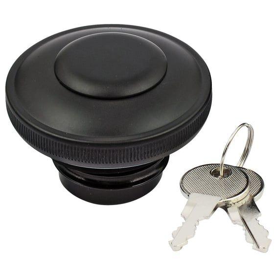 Gas cap vented with lock, black