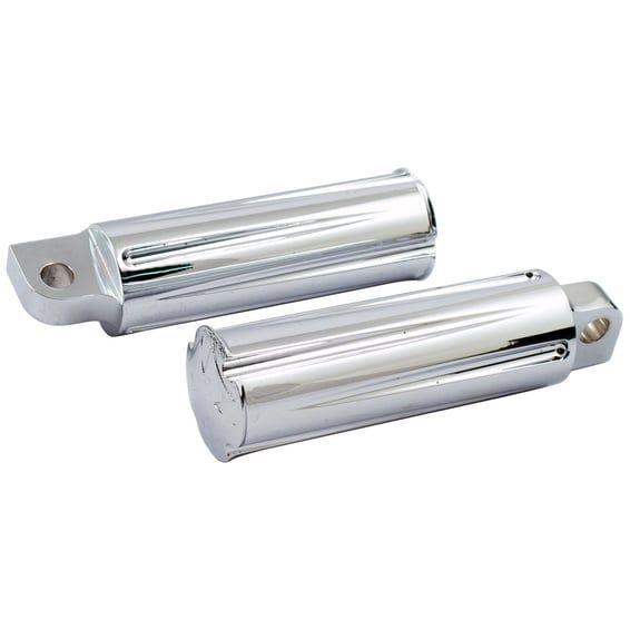 Maltese billet foot pegs. Chrome
