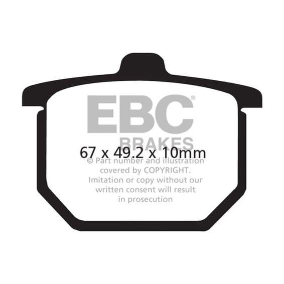 V-pad Semi Sintered brake pads
