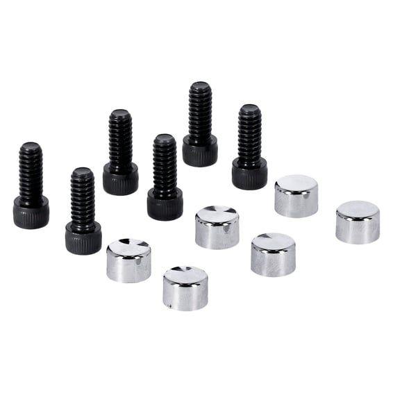 Smoothtopps, push-on bolt & cover kit. Chrome