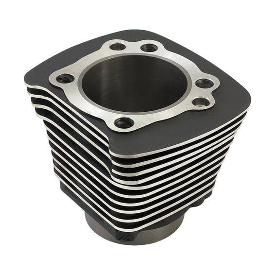 Replacement cylinder 1200 Sportster, front/rear. Black