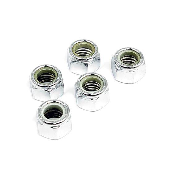 M10 x 1.50 lock nut chrome