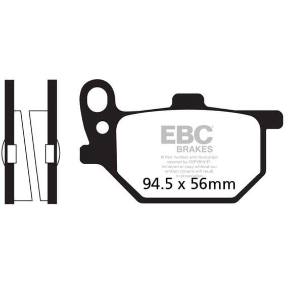 V-pad Semi Sintered brake pads