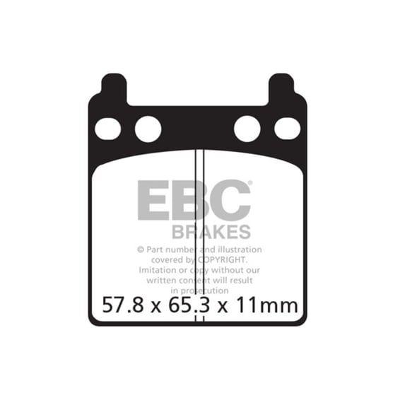 V-pad Semi Sintered brake pads