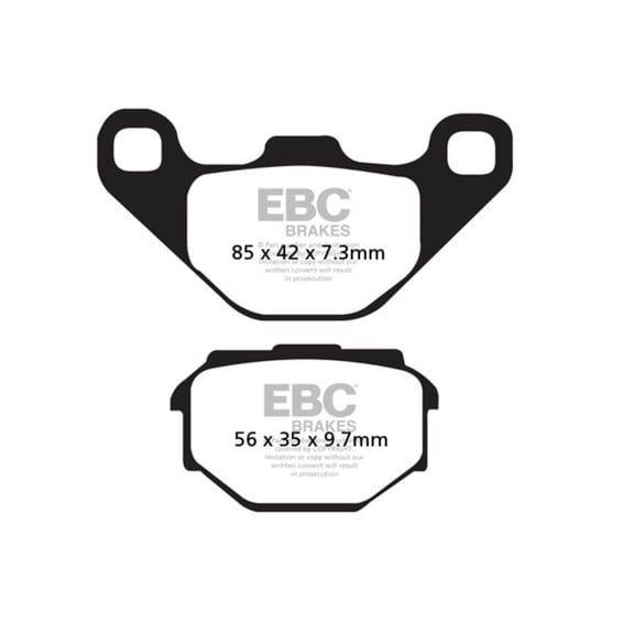 Organic brake pads