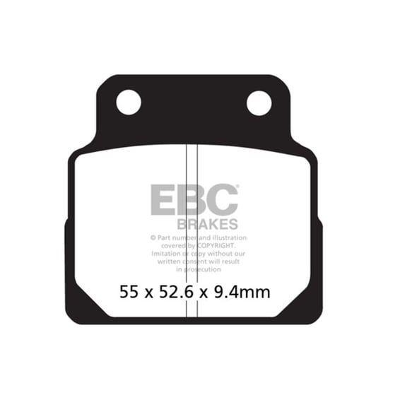 Organic brake pads