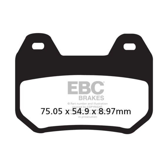 Organic brake pads