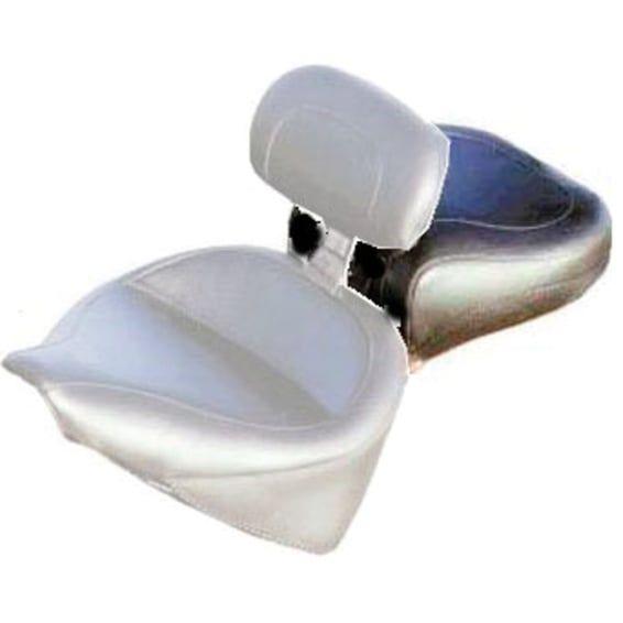 Wide Touring passenger seat. Recessed