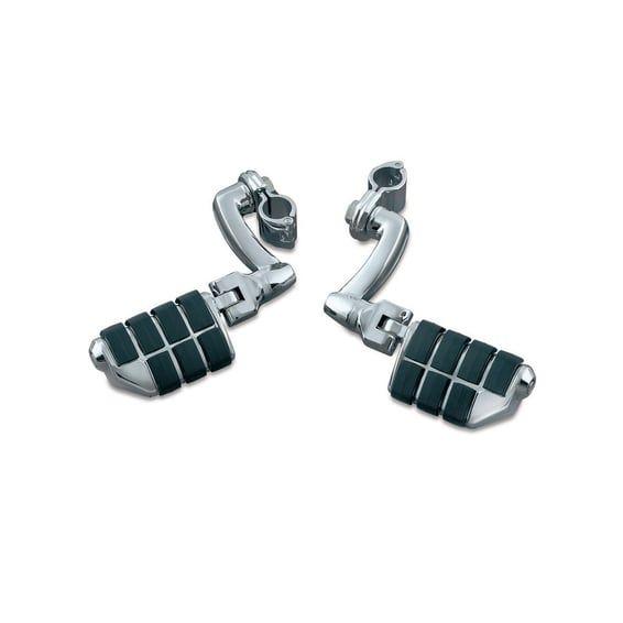 Longhorn highway peg set. 1" (25.4mm). Chrome