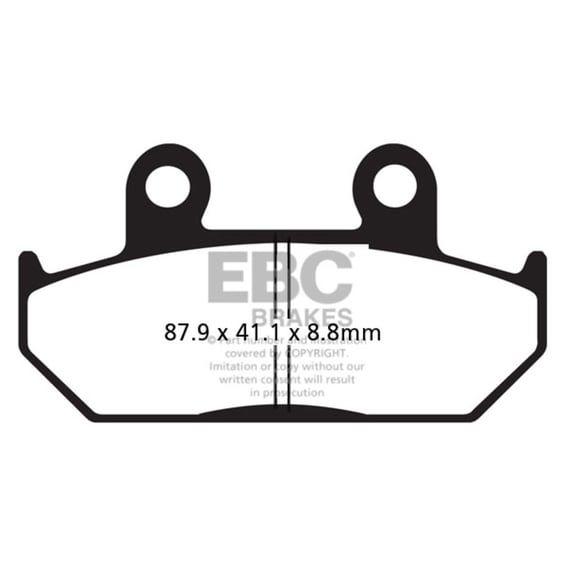 Organic brake pads