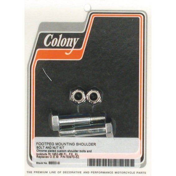 foot peg mount kit. Chrome