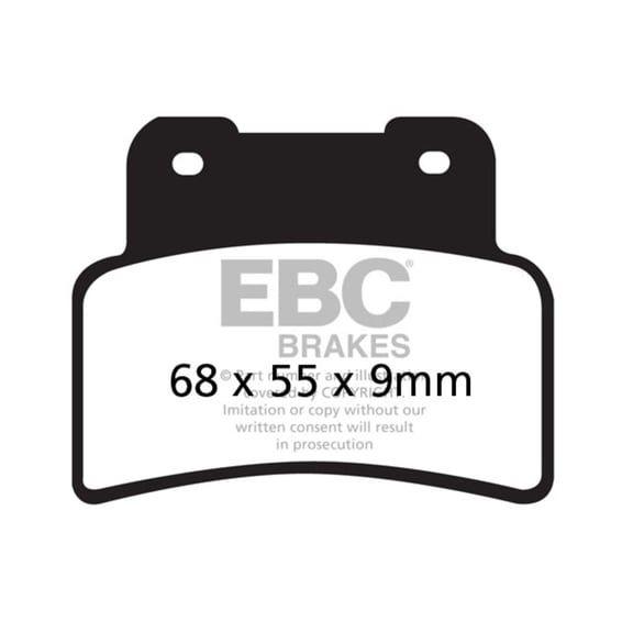 Organic brake pads