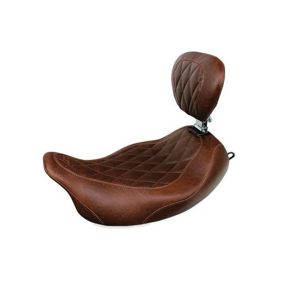 Wide Tripper solo seat. With rider backrest
